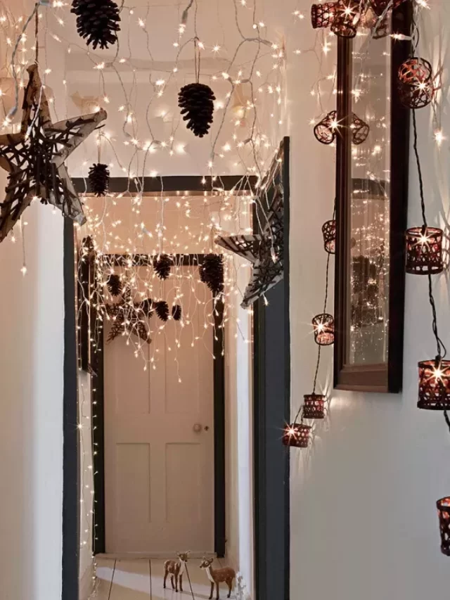 Creative ways to decorate with fairy lights in Christmas